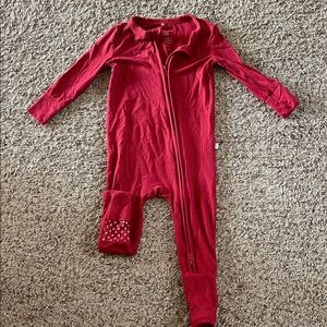 Posh Peanut Vibrant Red Kids Footie
